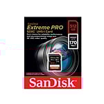 SanDisk Extreme Pro 512GB 170MBs  Tarjeta SD