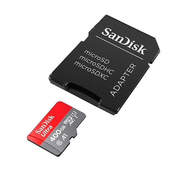 SanDisk Ultra Android 400GB 100MBs cAdap  Tarjeta MicroSD