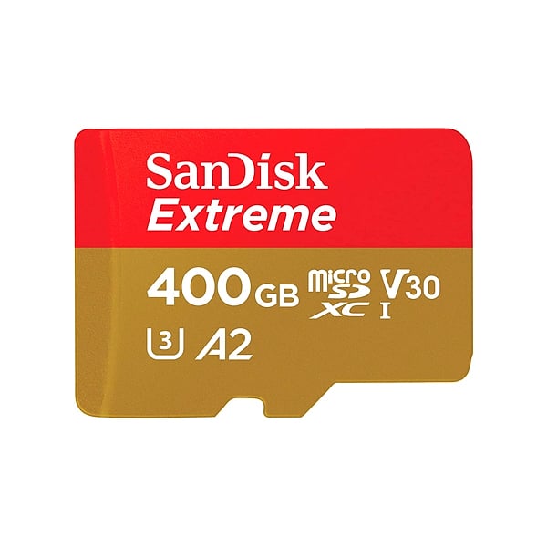 SanDisk Extreme 400GB 160MBs cAdap  Soft  MicroSD