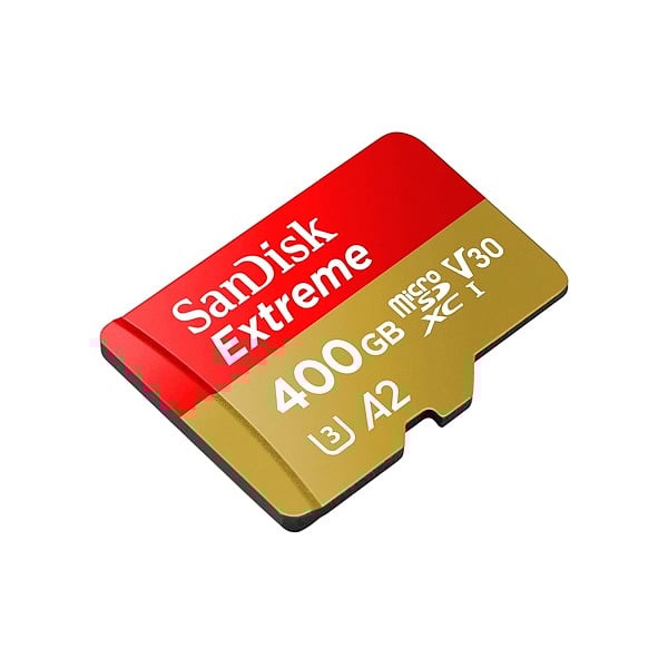SanDisk Extreme 400GB 160MBs cAdap  Soft  MicroSD