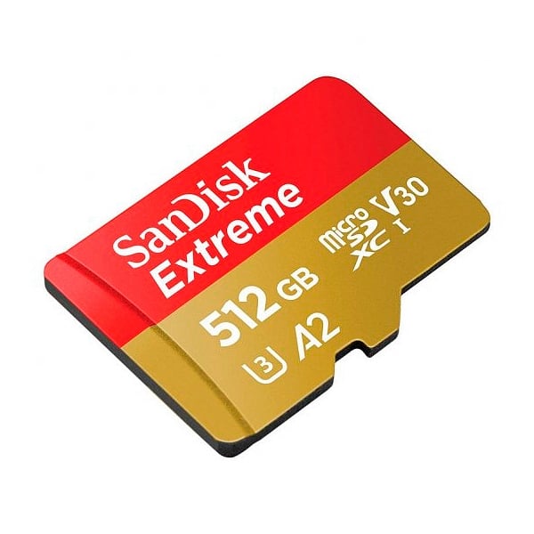SanDisk Extreme 512GB 160MBs cAdap  Soft  MicroSD