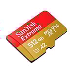 SanDisk Extreme 512GB 160MBs cAdap  Soft  MicroSD