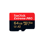 SanDisk Extreme Pro 64GB 170MBs cAdap  Soft  MicroSD