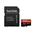 SanDisk Extreme Pro 256GB 170MBs cAdap  Soft  MicroSD