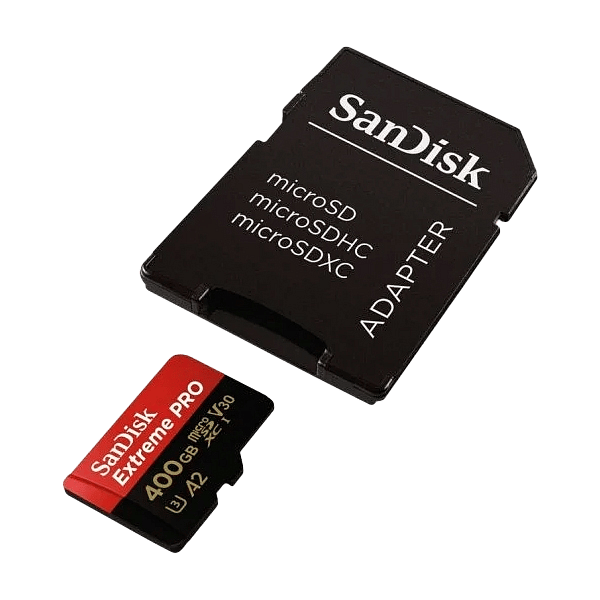 SanDisk Extreme Pro 400GB 170MBs cAdap  Soft  MicroSD