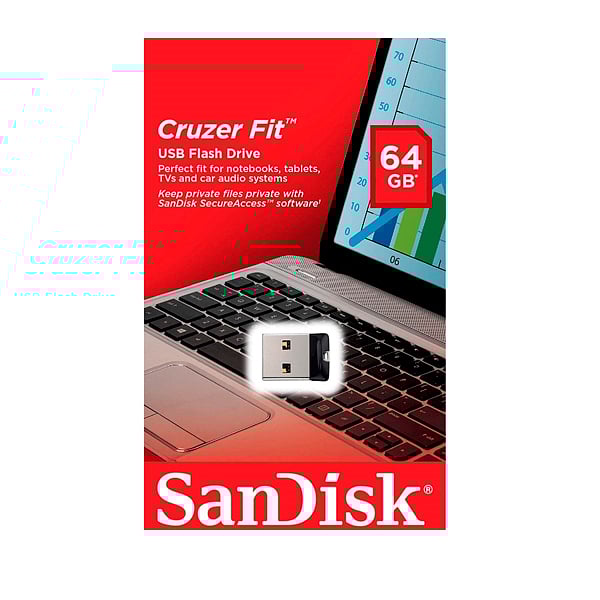 SanDisk Cruzer Fit USB 20 64GB  PenDrive