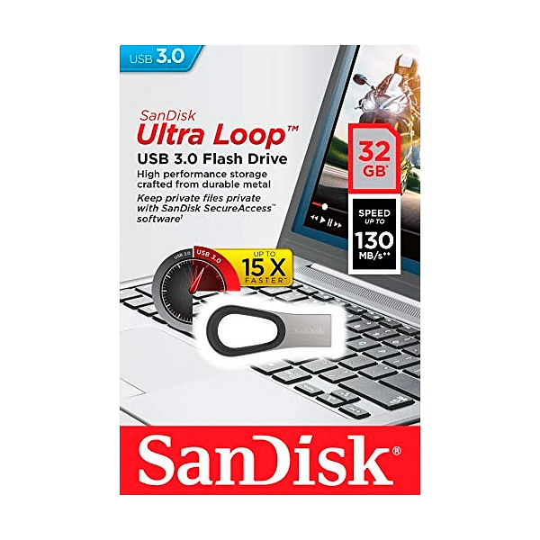 SanDisk Ultra Loop USB 30 32GB  PenDrive