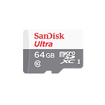 SanDisk Ultra 64GB 100MBs cadapt  Tarjeta microSD