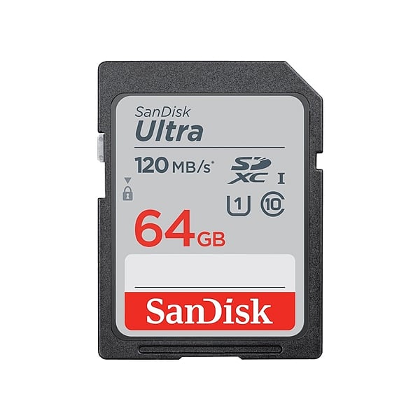 SanDisk Ultra 64GB 120MBs  Tarjeta SD