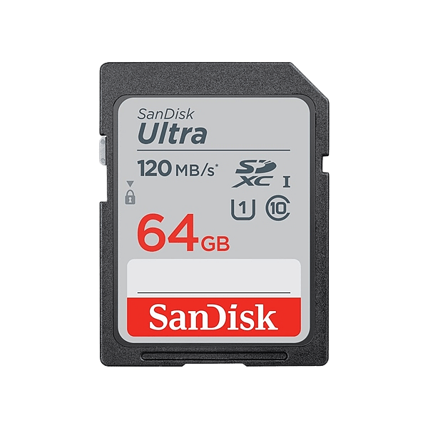 SanDisk Ultra 64GB 120MBs  Tarjeta SD