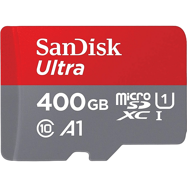 Sandisk Ultra 400GB 120MBs cada 10 UHSI  Tarjeta MicroSD