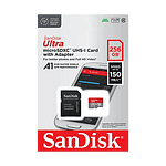 Sandisk Ultra 256GB 150MBs cada 10 UHSI  Tarjeta MicroSD