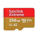 Sandisk Extreme 256GB 190MBs cada UHSI  MicroSD
