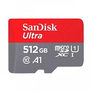 Sandisk Ultra 512GB 150MBs cada 10 UHSI  Tarjeta MicroSD