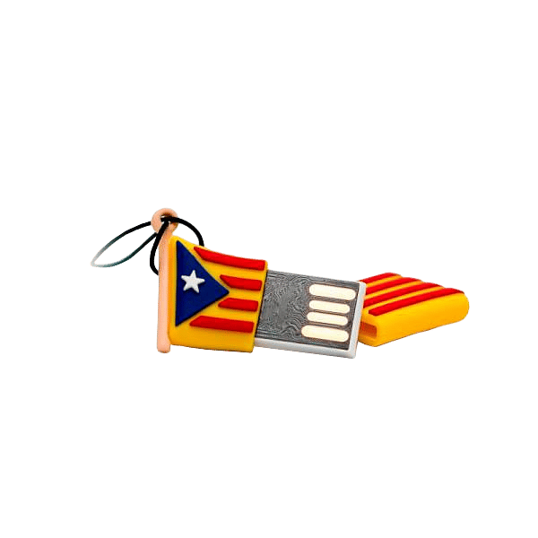 TECH1TECH Bandera Senyera Estelada 16GB USB2  PenDrive