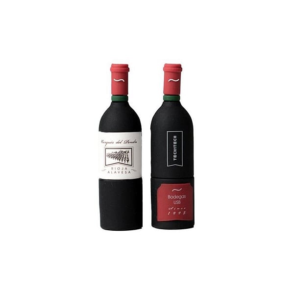 TECH1TECH Botella de Vino 16GB USB2  PenDrive