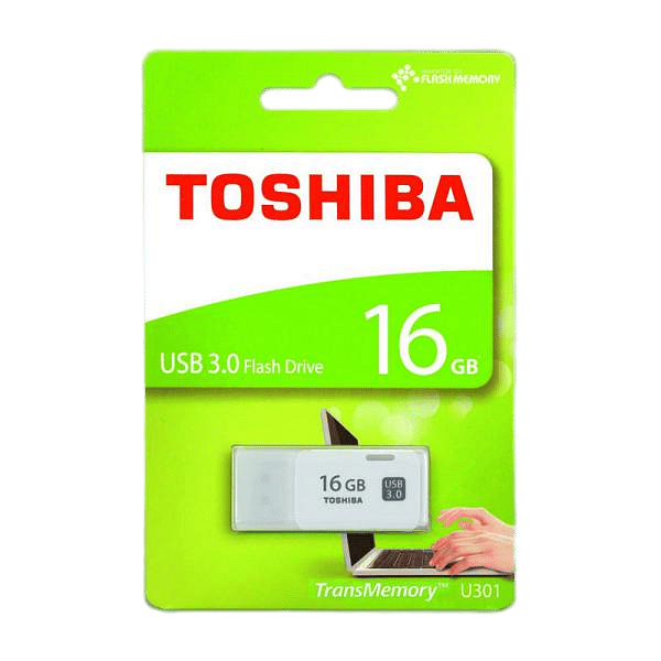 Toshiba TransMemory U301 USB 30 16GB blanca  Pendrive