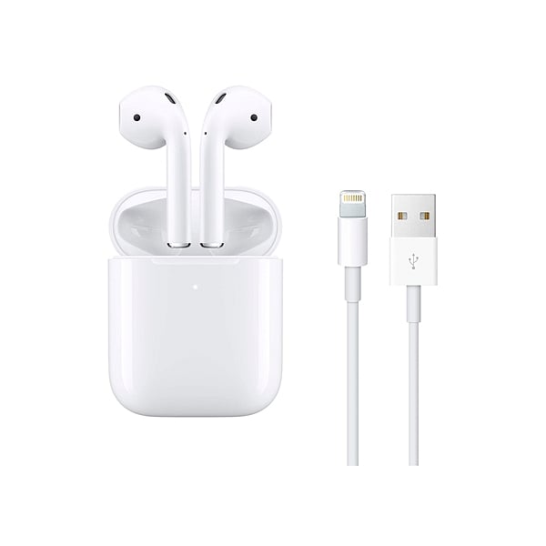 Apple AirPods v2 con estuche carga inalámbrica  Auriculares
