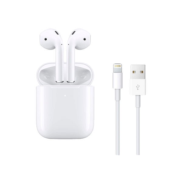 Apple AirPods v2 con estuche carga inalámbrica  Auriculares