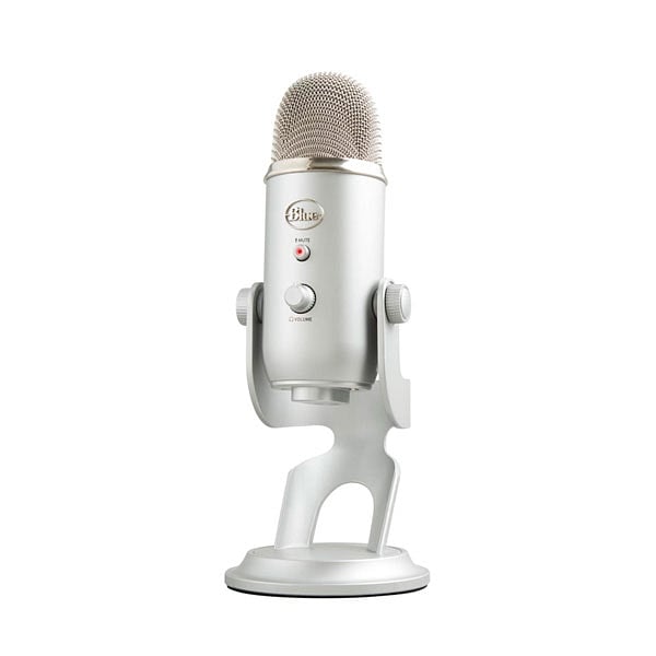 Blue Yeti USB Plata  Micrófono