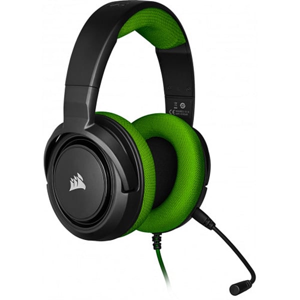 Corsair HS35 stereo verde  Auriculares