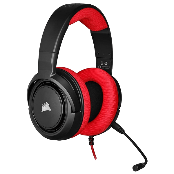 Corsair HS35 stereo rojo  Auriculares