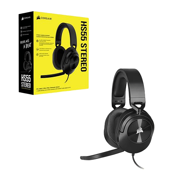 Corsair HS55 Stereo Carbon  Auriculares