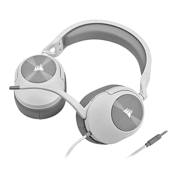 Corsair HS55 Stereo White   Auriculares