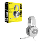 Corsair HS55 Stereo White   Auriculares