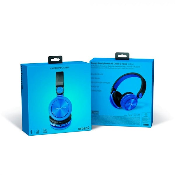 Energy Sistem BT Urban 2 Radio Indigo  Auriculares