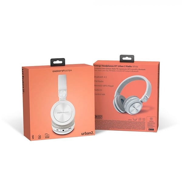 Energy Sistem BT Urban 2 Radio White  Auriculares