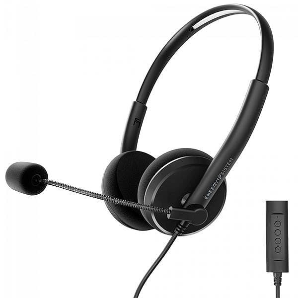 Energy Sistem Head Office 2 Black USB  Auricular