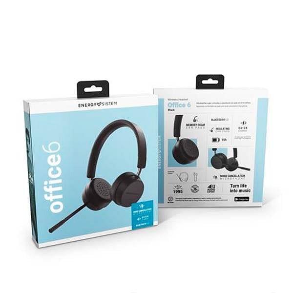 Energy Sistem Wireless Head Office 6 Black  Auricular