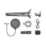 Genesis Radium 400  Micrófono Condensador USB con Accesorios