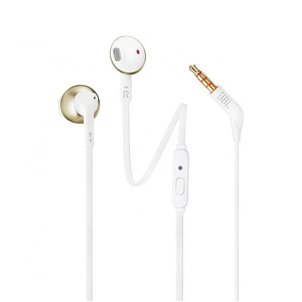 JBL Tune 205 OroBlanco  Auriculares con Micrófono