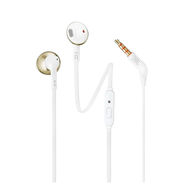 JBL Tune 205 OroBlanco  Auriculares con Micrófono