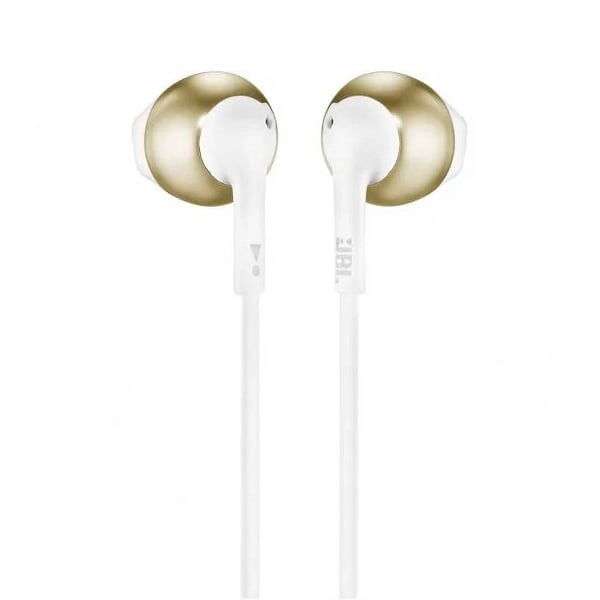 JBL Tune 205 OroBlanco  Auriculares con Micrófono