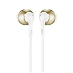 JBL Tune 205 OroBlanco  Auriculares con Micrófono