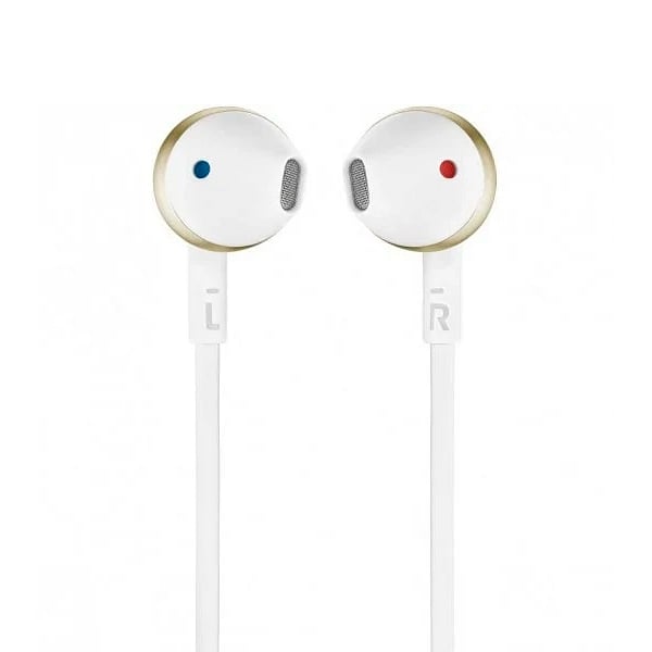JBL Tune 205 OroBlanco  Auriculares con Micrófono
