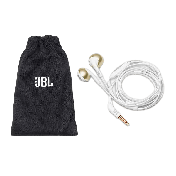 JBL Tune 205 OroBlanco  Auriculares con Micrófono
