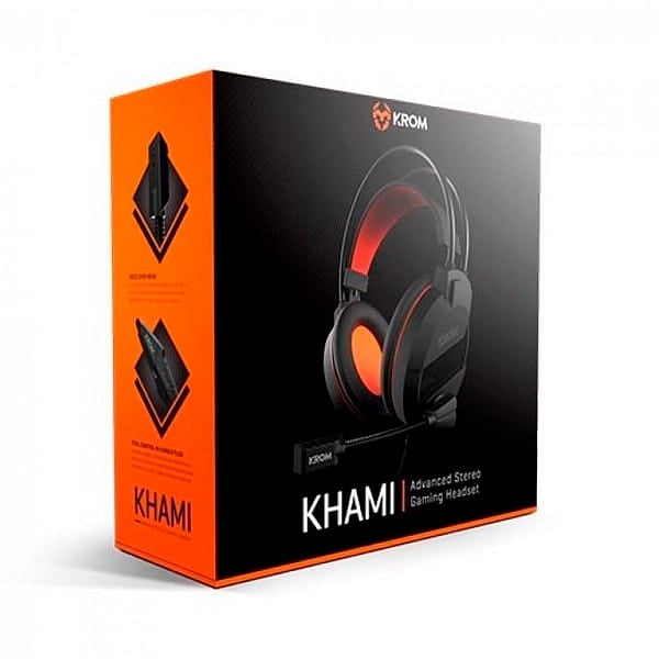 Krom Khami negro gaming  Auricular