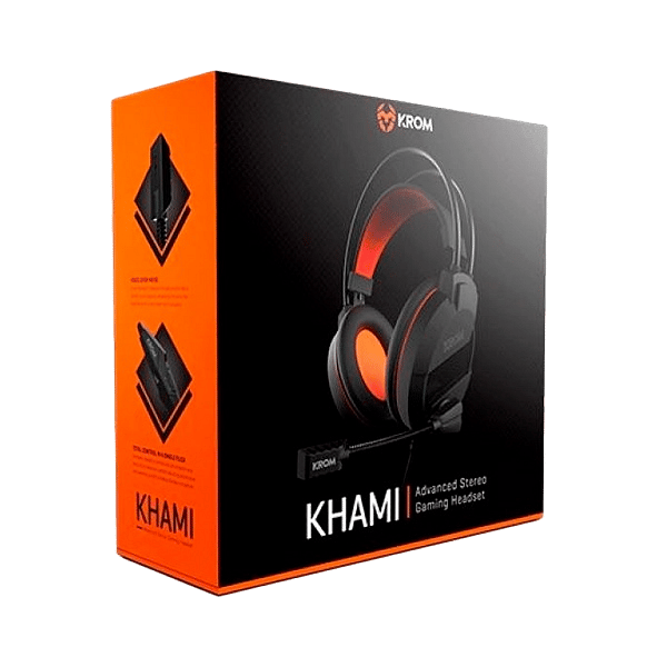Krom Khami negro gaming  Auricular