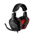Logitech G332 Negro  Rojo Gaming  Auriculares