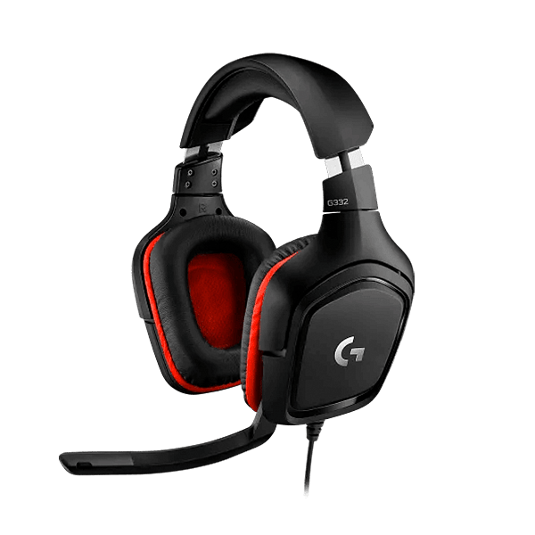 Logitech G332 Negro  Rojo Gaming  Auriculares