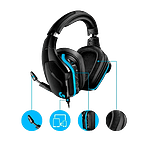 Logitech G935  LightSync 71  Auriculares Gaming Inalámbricos