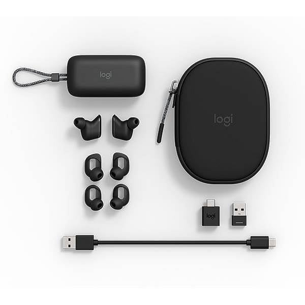 Logitech Zone True Wireless Bluetooth Grafito  Auriculares