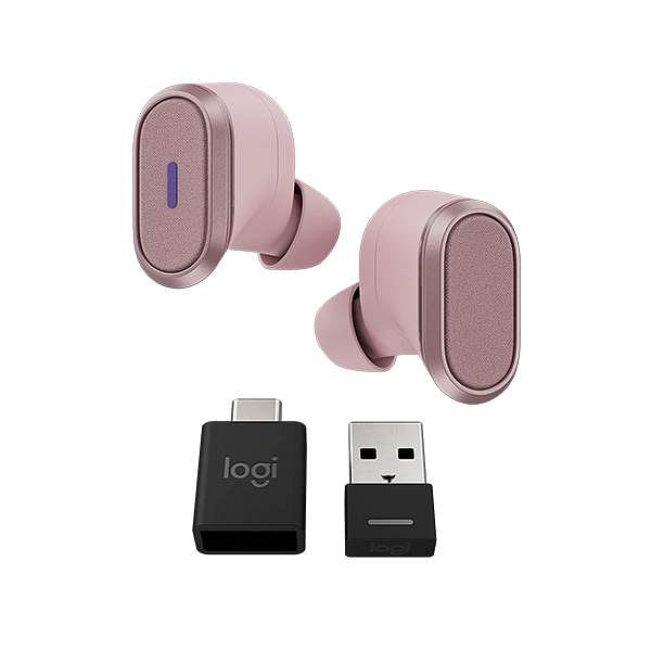 Logitech Zone True Wireless Bluetooth Rosado  Auriculares