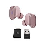 Logitech Zone True Wireless Bluetooth Rosado  Auriculares