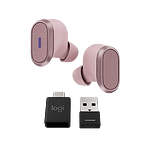 Logitech Zone True Wireless Bluetooth Rosado  Auriculares