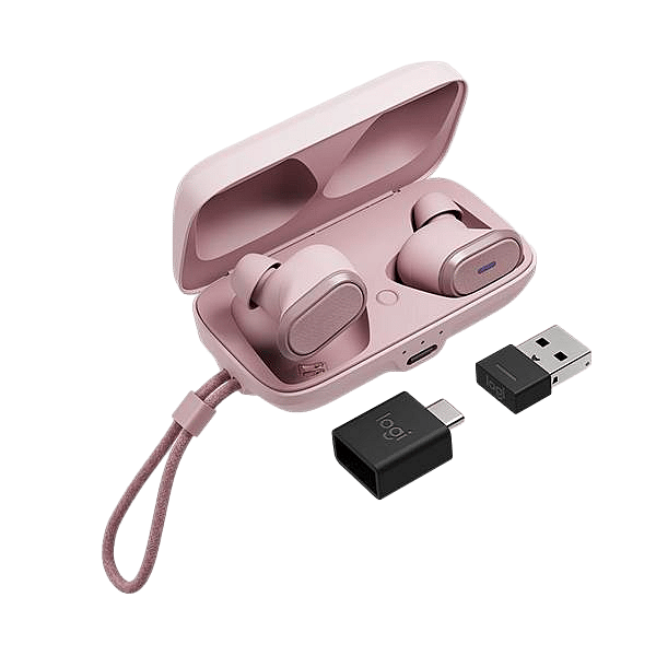 Logitech Zone True Wireless Bluetooth Rosado  Auriculares
